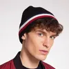 New Knitted Hat Fashion Letter Printing Cap Popular Warm Windproof Stretch Multi-color High-quality Beanie Hats Street Style Headwear P-24