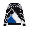 Designer-Herrenpullover Marke Weihnachtspullover Hoher Rollkragenpullover Pullover Modetrend Clash Color Sweatshirt Designerpullover Damenbekleidung M-2XL