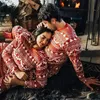 Trajes a juego para la familia Pijamas navideños para patrón de alce Mamá Hija Papá Hijo Ropa Casual Suave Traje de 2 piezas Ropa de dormir Aspecto navideño 231122