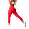 Pantalon actif NVGTN Sport Leggings sans couture taille haute sensation nue femmes Fitness course Yoga