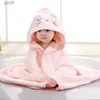 Towels Robes Toddler Baby Hooded Towels Newborn Kids Bathrobe Super Soft Bath Towel Blanket Warm Sleeping Swaddle Wrap for Infant Boys GirlsL231124