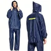 Motorcycle Windproof And Rainproof Raincoats With Zippers, Outdoor Cycling Raincoats And Rain Pants, Adult Raincoat Sets