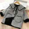 جاكيتات Kids Girl Overcoat Fashion Fashion Coat -Wool Coat for Girls Teens antumn stack stack