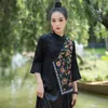 Ethnic Clothing Embroidery Shirt Woman National Style Clothes Fashion Asymmetry China Tang Suit Oriental Vintage Chinese Top Women Spring