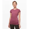 Women's fitness outdoor yoga quick drying clothing, solid color T-shirt, sexy quick drying dance, fitness exercise, morning run, round neck, short sleeved TS