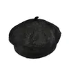 Berets Ladies Solid Color Beret Fluffy Simple Chic Small Round Female Cap For Autumn SEC88