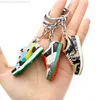 Chaves de tênis de designer de atacado teclados de sapatos de pvc esportes da cadeia de chaves de chaves 3D da bolsa de chaves de chaves de chaves de chave