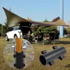 Favore di partito Tenda da sole in ferro Tarp Rod Holder Campeggio esterno Baldacchino Lampada fissa Supporto per tubo Tubo rinforzato antivento Accessori per palo della tenda