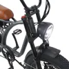 Bicicleta eléctrica para adultos de 2000W, bicicleta eléctrica con neumático ancho de 20 pulgadas y batería extraíble de 48V y 18Ah, bicicleta eléctrica todoterreno para nieve y montaña