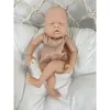 Dolls 10 Inches Mini Reborn Kit Baby Vinyl Doll Unpainted Unassembled Parts DIY Blank 231122