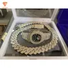 Fashion Jewelry Pass Diamond Tester D Vvs Moissanite Watches Iced Out Watch and Necklace Bracelet Set