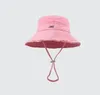Kvinna Råkant hängande fiskarhatt Hattar med bred brätt sommar Le Bob Artichaut Bucket Hat Solskydd för utomhusresehattar