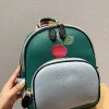 Sırt çantaları kadın mini sırt çantası çanta çanta moda tasarımcısı back paketi lüks çantalar sevimli baskı renk matematik deri kitap çantaları okul çantası