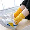 Women Socks Funny Stars Moon Cotton Unisex Harajuku Tube Sokken Skateboard Street Hip Hop Bright Color