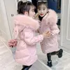 Ensembles de vêtements Manteau d'hiver Sweats à capuche Vêtements d'extérieur Épais Chaud Fille Vestes Vêtements pour enfants adolescents en coton 7 9 10 11 13 ans Parkas 231123