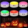 Party Decoration 2022 New Halloween Decorative Lights 16 Color Pumpkin Candle Remote Control Led Electronic Candles Drop Delivery Home Dhmxl