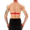 Soutien-gorge squelette Sexy pour hommes, sangle de poitrine, sous-vêtements sexuels BDSM, vêtements Sissy, accessoires de collier de Bikini fétichiste, Lingerie Gay