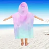 Handelsrockar Superfine Fiber Quick Dry Children Bathrobe Handduk Absorberande strandbarn Badrobe Beach Windproof Beach Clothl231123