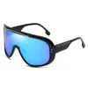 Lunettes de soleil surdimensionnées classiques femmes une pièce conception coupe-vent lunettes de soleil hommes sport bouclier grand cadre mâle