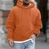 Pulls à capuche pour hommes pulls à capuche épaissir manches longues pull extensible automne hiver coupe ajustée haut tricoté hommes sweats