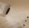10A Designer Lyx damväska för män original äkta kalvskinn handgjord handväska kvällsaxelväska Crossbody-väska med orange låda Toppkvalitet