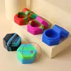 26ML Fumer Coloré Silicone Guêpe Nid Style Poche Pot Herbe Tabac Dabber Cire Huile Rigs Ongles Pointe Paille Boîte De Rangement Distributeur De Crème Porte-Pilule Joint Stash Case DHL