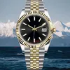 Mężczyźni zegarek klasyczny zegarek luksusowy zegarek biżuterii męskie zegarek 41 mm 36 mm 31 mm moda zegarek 904L ze stali nierdzewnej Sapphire Waterproof Watch Watch Watch Wysokiej jakości