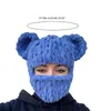 Berety nosi ucha BALACLAVA Zabawne maska ​​z kapturem Halloween Hat Shad