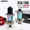 Bike Headsets TANKE 120 Click Hub 6 Bearing MTB Mountain Front Rear Thru HG 28 32 36 Holes Disc Brake Bicycle Hubs 8 9 10 11 12 Speed 231122