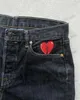 Calças de brim masculinas Rap Hip Hop Baggy Jeans Street Fashion Demon Print Preto Solto Board Denim Calças Y2K Moda Gótica Calças de pernas retas largas T231123