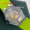 Ap Swiss Luxury Watch Royal Oak Offshore Series 15710st Precision Steel Edição Limitada Verde Fluorescente Masculino Moda Lazer Negócios Esportes Mergulho Mecânico W