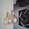 Pendant Lamps LED Lights Modern Simple Living Room Dining Egg-in-egg Glass Small Chandelier Vintage Wine Bar Cafe