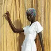 Berets 3 szt. Owijaj kobiety włosy wiąże turbany damskie kaptura afrykańskie czapki poliestrowe węzeł head chusta moda fitness kobiet