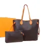 2 teile/satz Totes Hohe Qualität Tasche TOP Frauen Doppel Handtaschen Luxurys Designer Damen Umhängetaschen Handtasche Dame Kupplung Geldbörse Retro Rucksack Stil