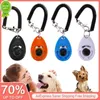 Nouveau Multi-couleurs Pet Dog Tranining Clicker Whistle Fournitures de formation pour animaux de compagnie Guide d'aide à la formation à l'obéissance Dragonne Smart Dog Tool