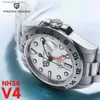 Wristwatches 2023 New 40MM PAGANI DESIGN NH34 Men's GMT Automatic Mechanical Watches Sapphire Stainless Steel Waterproof Clock Reloj HombreQ231123