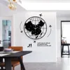 Horloges murales Horloge abstraite créative grand silencieux Design moderne salon montres chambre minimaliste Relogio décor à la maison 50ZB50