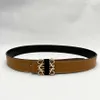 52% Designer New Smooth Buckle Litchi Pattern Genuine Leather Casual Versatile Business Classic Belt