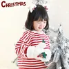 Gants sans doigts pour enfants filles gants de lanière de Noël style d'hiver gants chauds en peluche pour bébé confortables et doux gants pour garçons cadeau de Noël 231123