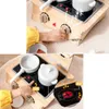 New Wooden Simulation Kitchen Toy Set Children Play Early Education Household Chinese Mini Cooking Pot Cooking Tableware Play House