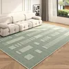 Tapis Minimaliste Crème Couleur Tapis Salon Canapé Grande Zone Tapis Décoratif Chambre Vestiaire Moderne Plaid Polyester Maison Tapis De Sol