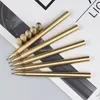 Straight Brass Pens Handmade Retro Signature Pure Copper Metal Office Supplies Stationery