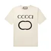 23ss Designer Stilista magliette Uomo Moda Arcobaleno Lettera Stampa T-shirt Uomo Donna Maniche corte Hip-hop Streetwear T-shirt in cotone Euro Taglia S-xlb7k3