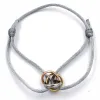 Bracciale da uomo Bracciali a catena designer gioielli braccialetto di lusso Bracciale regolabile con perline nere moda designer per donna braccialetti per uomo L2
