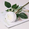 Decorative Flowers 5Pcs Hand Feel Moisturizing Latex Rose Artificial Real Touch Decor Home Fake Bridal Bouquet Wedding Floral