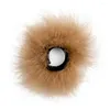 Knee Pads Colored Fur Sleeve Feather Cuff Marabou PLume Boa Women Party Clothing Accessories Fashion Ladies Wristband Feathers Decoration