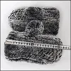 Fünf-Finger-Handschuhe Winter Outdoor Mädchen echte Rex-Kaninchen-Fell-Handschuhe natürliche gestrickte Rex-Kaninchen-Fell-Fäustlinge Frauen warme echte Rex-Kaninchen-Fell-Handschuhe 231123