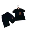 T-shirt à manches courtes et short en coton pour enfants, costume pionnier de la mode pour hommes et femmes, tendance 90-2023 CM, D185, 160