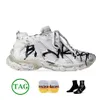 Belencaigass Runners 7.0 Heren Kledingschoenen Track 7.0 Graffiti Zwart Fluo Groen Bordeaux Leer Gratis Grijs Licht Paars Neon Luxe Merk Dames Heren Sneakers Trainers