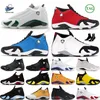 14S basketskor Jumpman 14 Mans Jodens Light Graphite Black University Metallic Silver Thunder Black White Last Shot J1S Designer Sneakers Outdoor Runner